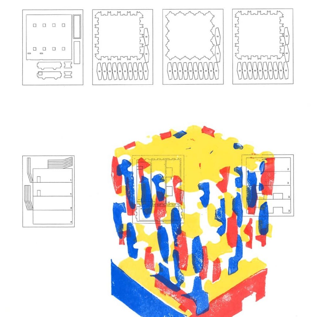 léo badiali linogravure architecture ardepa maquette fabrikado 1