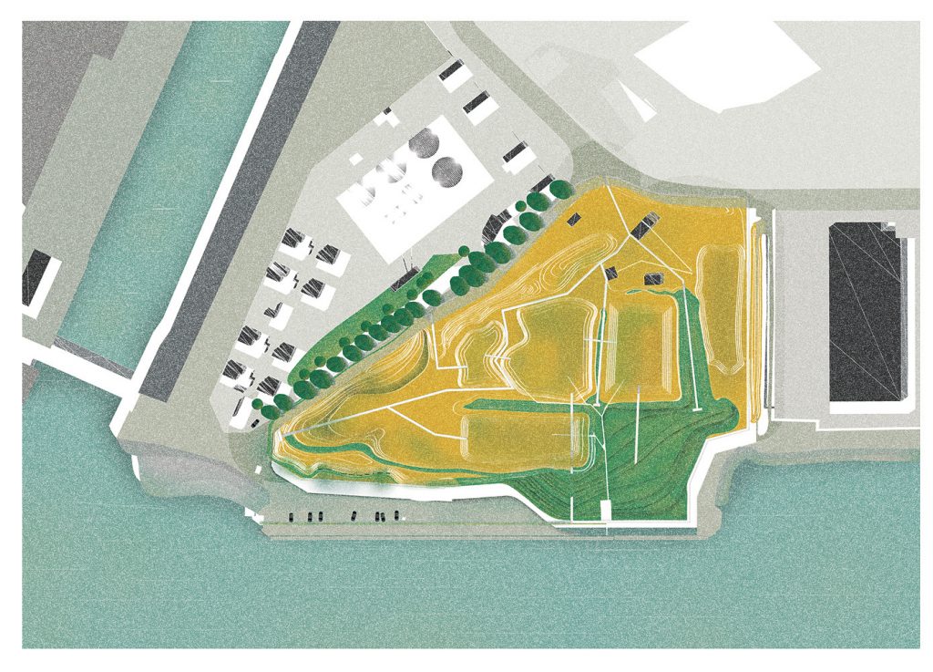 léo badiali projet archi paysage saint nazaire sablière plan